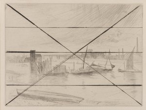 Battersea Dawn (Cadogan Pier) od James Abbott McNeill Whistler