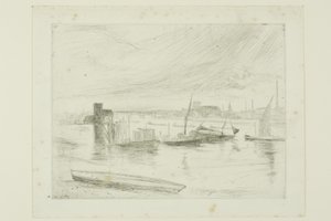 Battersea Dawn (Cadogan Pier) od James Abbott McNeill Whistler