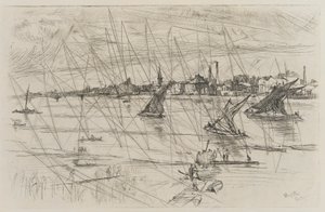 Battersea Reach od James Abbott McNeill Whistler