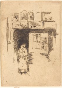 Bird-Cages, Drury Lane od James Abbott McNeill Whistler