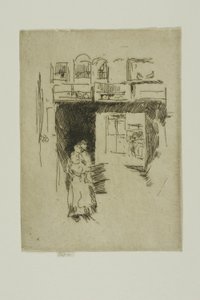 Bird Shop - Seven Dials od James Abbott McNeill Whistler