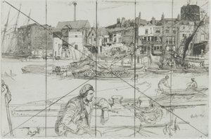 Přístaviště černých lvů od James Abbott McNeill Whistler
