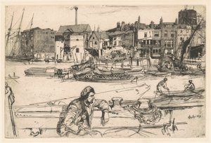 Přístaviště černých lvů od James Abbott McNeill Whistler