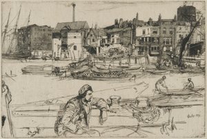 Přístaviště černých lvů od James Abbott McNeill Whistler