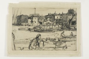 Přístaviště černých lvů od James Abbott McNeill Whistler