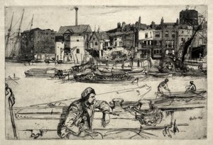Přístaviště Black Lion od James McNeill Whistler