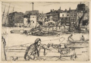 Přístaviště Černého lva od James McNeill Whistler