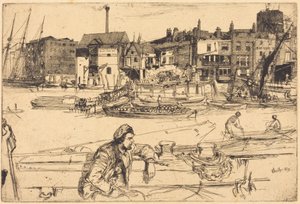 Přístaviště Černý lev od James McNeill Whistler