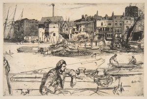 Přístaviště Black Lion od James McNeill Whistler
