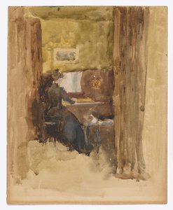 Bravura v hnědé od James Abbott McNeill Whistler