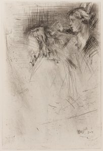 Kartáčování vlasů od James Abbott McNeill Whistler