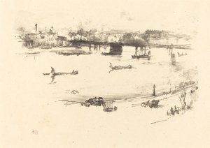 Železniční most Charing Cross od James Abbott McNeill Whistler