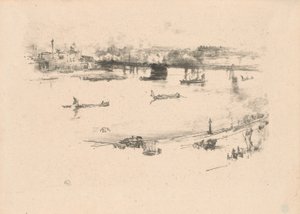 Železniční most Charing Cross od James Abbott McNeill Whistler