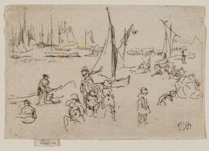 Děti, Portsmouth od James Abbott McNeill Whistler