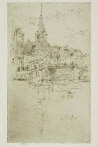 Kostel, Amsterdam od James Abbott McNeill Whistler