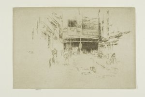 Výměna oblečení, Houndsditch, č. 1 od James Abbott McNeill Whistler