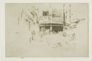 Výměna oblečení, Houndsditch, č. 1 od James Abbott McNeill Whistler