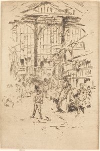 Burza oděvů, č.II od James Abbott McNeill Whistler