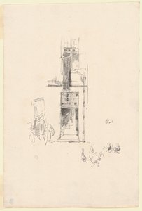 Kohouti a slepice, Hôtel Colbert od James McNeill Whistler