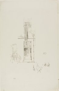 Kohouti a slepice, Hôtel Colbert od James McNeill Whistler