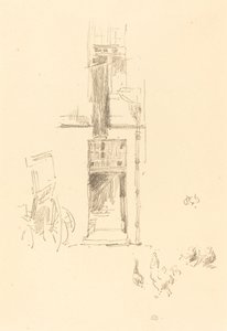 Kohouti a slepice, Hôtel Colbert od James Abbott McNeill Whistler
