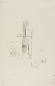 Kohouti a slepice, Hôtel Colbert od James Abbott McNeill Whistler
