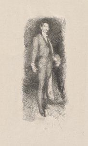 Hrabě Robert de Montesquiou, č. 2 od James Abbott McNeill Whistler