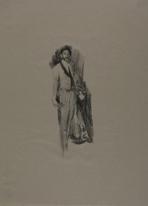 Hrabě Robert de Montesquiou, č. 2 od James Abbott McNeill Whistler
