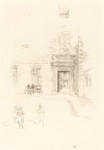 Nádvoří, nemocnice Chelsea od James Abbott McNeill Whistler