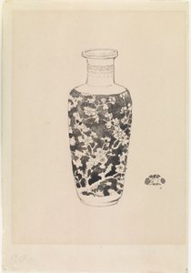 Válcová váza se silným hrdlem od James Abbott McNeill Whistler