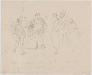 Dva slavní umělci z Paříže od James Abbott McNeill Whistler