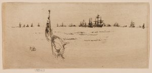 Namáčení vlajky od James Abbott McNeill Whistler