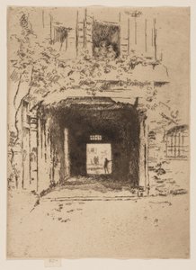 Dveře a vinná réva od James McNeill Whistler