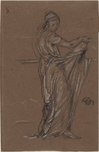 Zahalená ženská postava od James Abbott McNeill Whistler