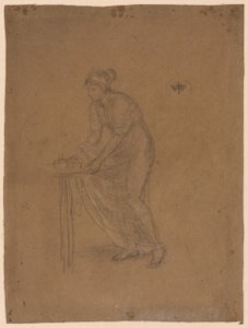 Model s drapérií od James McNeill Whistler