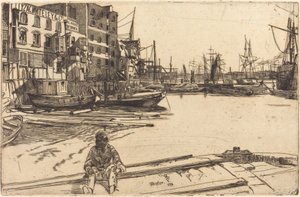 Eagle Wharf od James Abbott McNeill Whistler