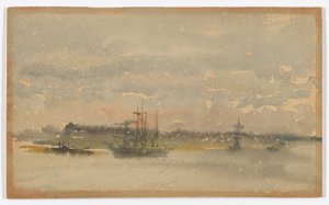 Erith – Večer od James Abbott McNeill Whistler