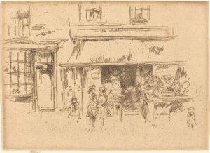 Exeterská ulice od James Abbott McNeill Whistler