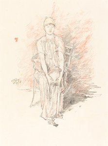 Studie postavy v barvách od James Abbott McNeill Whistler