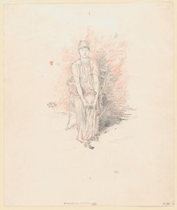 Studie postavy v barvách od James Abbott McNeill Whistler