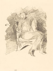 Firelight: Joseph Pennell, č. 1 od James Abbott McNeill Whistler