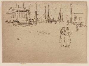 Fishing Quay, Ostende od James Abbott McNeill Whistler