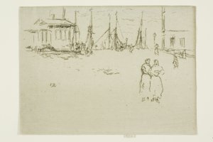 Fishing Quay, Ostende od James Abbott McNeill Whistler