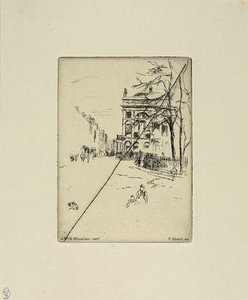 Náměstí Fitzroy Square od James McNeill Whistler