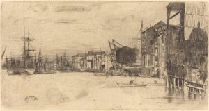 Free Trade Wharf od James Abbott McNeill Whistler