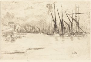 Z schodů Pickle-Herring od James McNeill Whistler