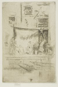 Stánek s ovocem od James Abbott McNeill Whistler
