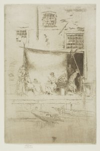 Stánek s ovocem od James Abbott McNeill Whistler