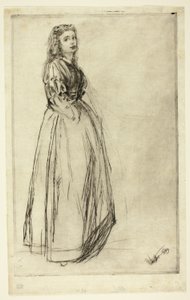 Fumette, stojící od James Abbott McNeill Whistler
