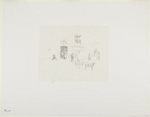Gaiety Stage Dveře od James Abbott McNeill Whistler